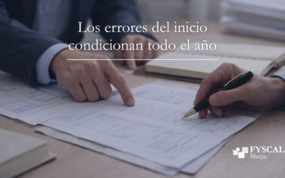 Errores habituales que cometen las empresas en el primer trimestre